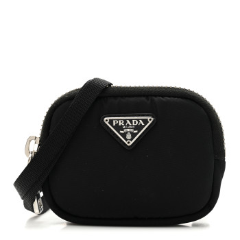 PRADA Trick Tessuto Nylon Cargo Pouch Black