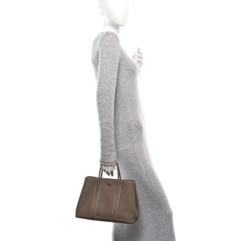 HERMES Negonda Garden Party 30 TPM Etoupe