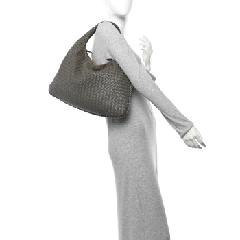 BOTTEGA VENETA Nappa Intrecciato Large Veneta Hobo Shadow