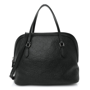 GUCCI Guccissima Medium Dome Bag Black