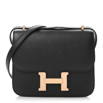 HERMES Epsom Constance 18 Black