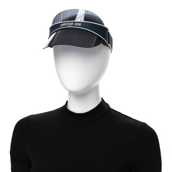 CHRISTIAN DIOR Oblique DiorClub V1U Sun Visor Blue