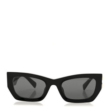 MIU MIU Acetate Rectangle Sunglasses SMU 09W Black