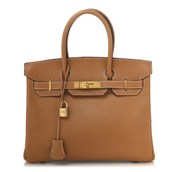 HERMES Ardennes Birkin 30 Naturelle