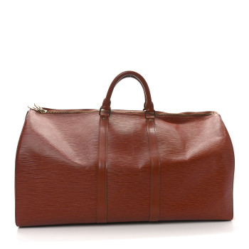 LOUIS VUITTON Epi Keepall 55 Kenyan Fawn