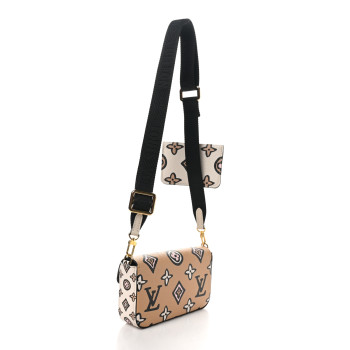 LOUIS VUITTON Monogram Wild At Heart Felicie Strap & Go Arizona Creme