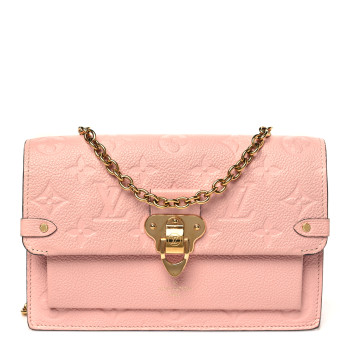 LOUIS VUITTON Empreinte Vavin Chain Wallet Rose Poudre