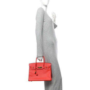 HERMES Epsom Birkin 30 Rose Jaipur
