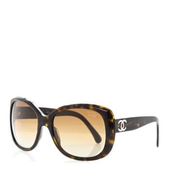 CHANEL Acetate Polarized CC Sunglasses 5183 Tortoise