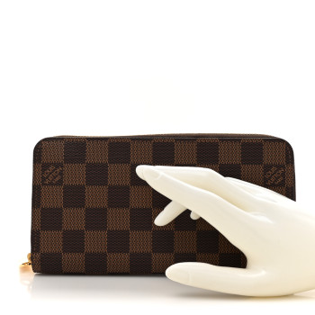 LOUIS VUITTON Damier Ebene Zippy Wallet
