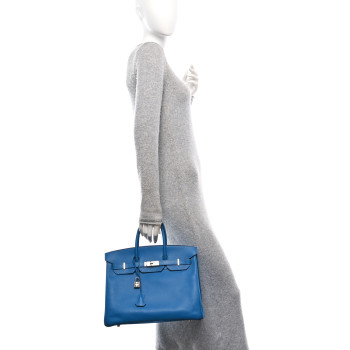 HERMES Epsom Birkin 35 Mykonos
