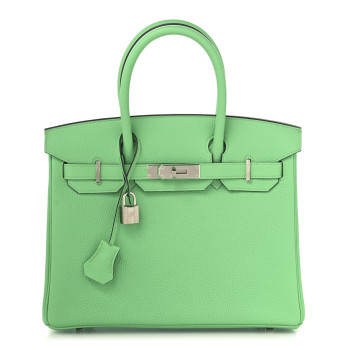 HERMES Togo Birkin 30 Vert Comics