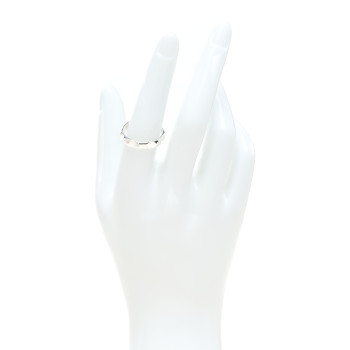 TIFFANY Sterling Silver Paloma Picasso Narrow Groove Ring 55 7.25