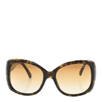 CHANEL Acetate Polarized CC Sunglasses 5183 Tortoise