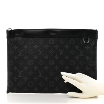LOUIS VUITTON Monogram Eclipse Discovery Pochette GM
