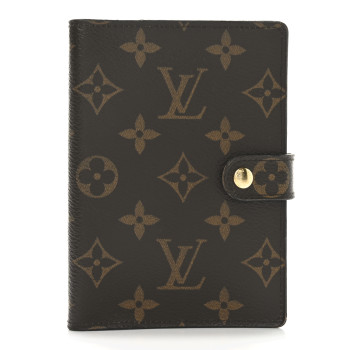 LOUIS VUITTON Monogram Small Ring Agenda Cover