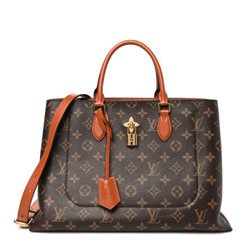 LOUIS VUITTON Monogram Flower Tote Caramel