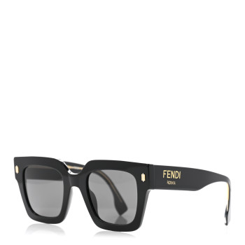 FENDI Acetate Fendi Square Sunglasses FE40101I Black