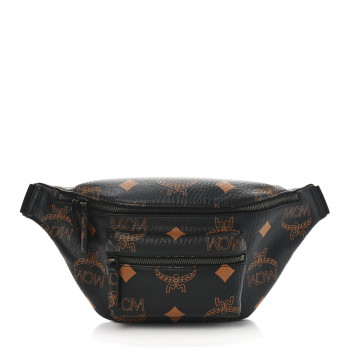 MCM Visetos Maxi Fursten Belt Bag Black