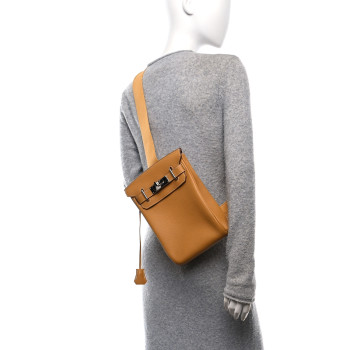 HERMES Togo Hac A Dos PM Backpack Naturel Sable