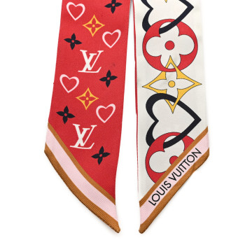 LOUIS VUITTON Silk My True LV BB Bandeau Red