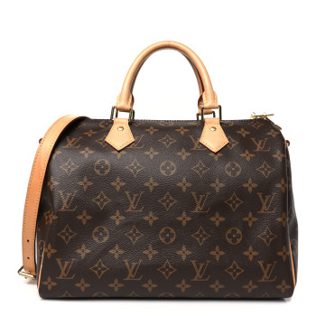 LOUIS VUITTON Monogram Speedy Bandouliere 30