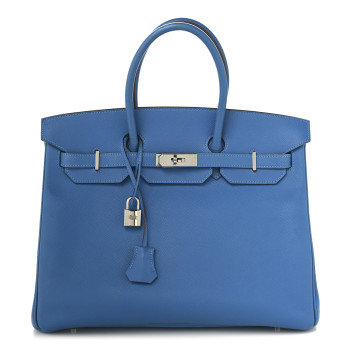 HERMES Epsom Birkin 35 Mykonos