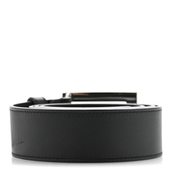 GUCCI Calfskin Crystal Square G Madelyn Belt 90 36 Black