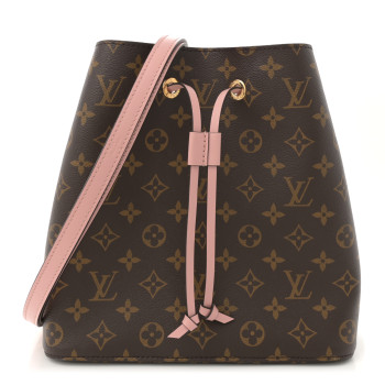 LOUIS VUITTON Monogram Neonoe MM Rose Poudre
