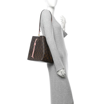 LOUIS VUITTON Monogram Neonoe MM Rose Poudre