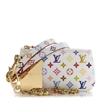 LOUIS VUITTON LV X TM Monogram Multicolor Phone Holder White