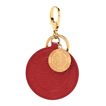LOUIS VUITTON Vernis Trunks and Bags Bag Charm Pomme d'Amour