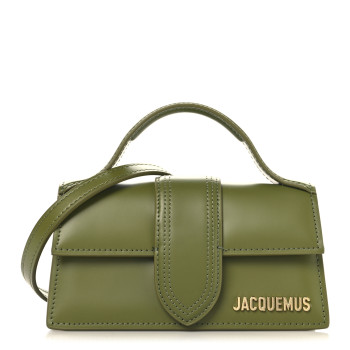 JACQUEMUS Smooth Calfskin Le Bambino Khaki