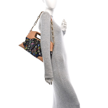 LOUIS VUITTON Monogram Multicolor Judy MM Black