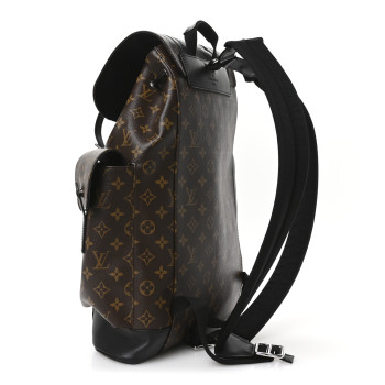 LOUIS VUITTON Monogram Macassar Christopher MM Backpack