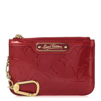 LOUIS VUITTON Vernis Key Pouch Pomme D'Amour
