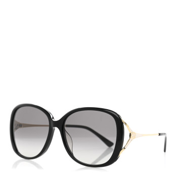 GUCCI Acetate Metal Oversized Sunglasses GG0649SK Black