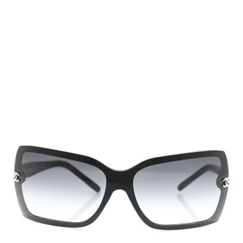 CHANEL Acetate CC Logo Sunglasses 5065 Black