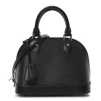 LOUIS VUITTON Epi Alma BB Black