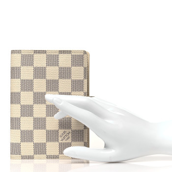 LOUIS VUITTON Damier Azur Small Ring Agenda Cover