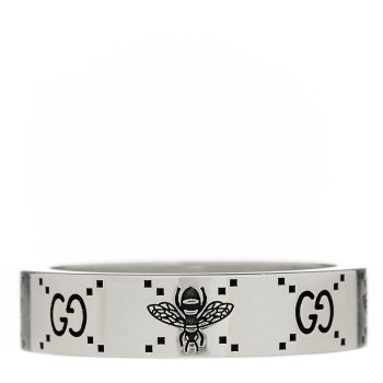 GUCCI Sterling Silver Bee Ring 66 11.5