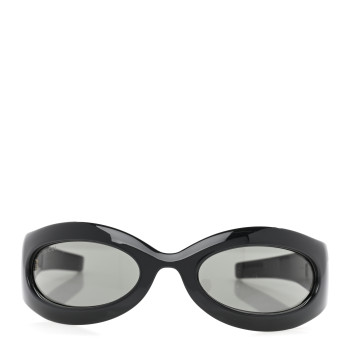 GUCCI Acetate Oval Sunglasses GG1247S Black