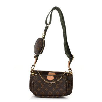 LOUIS VUITTON Monogram Multi Pochette Accessories Kaki