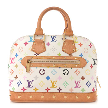 LOUIS VUITTON Monogram Multicolor Alma White