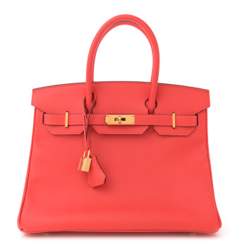 HERMES Epsom Birkin 30 Rose Jaipur
