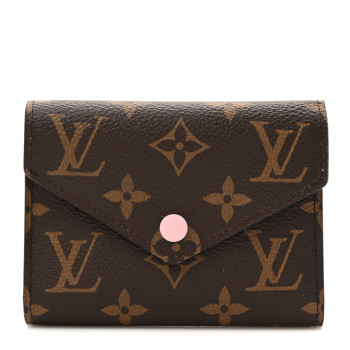 LOUIS VUITTON Monogram Victorine Wallet Rose Ballerine