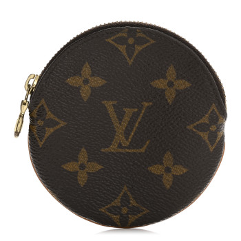 LOUIS VUITTON Monogram Round Coin Purse