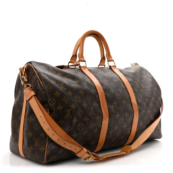 LOUIS VUITTON Monogram Keepall Bandouliere 50