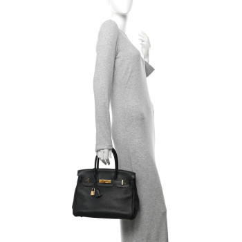 HERMES Togo Birkin 30 Black