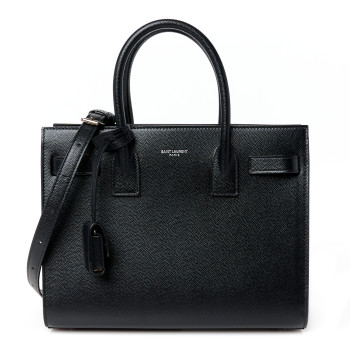 SAINT LAURENT Grain de Poudre Nano Sac De Jour Black